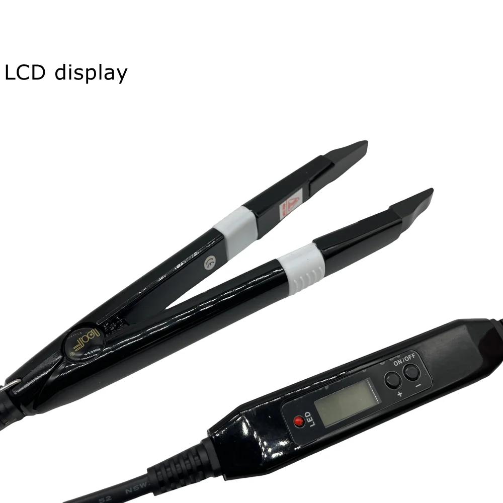 Connecteur de cheveux à chaleur 628, fer chauffant à température contrôlable, outils d'extensions de