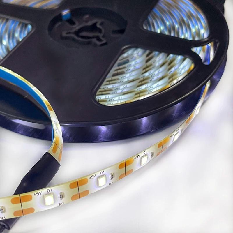 Bande lumineuse solaire extérieure à LED, bande lumineuse étanche IP65, adaptée à la décoration de l