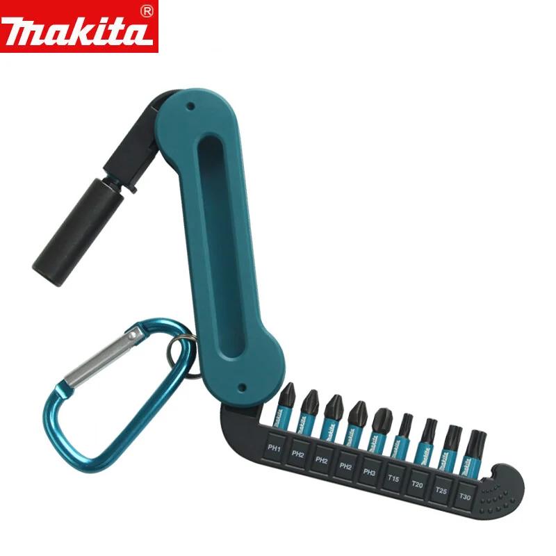 Makita E-15849 25mm Impact noir tournevis jeu d'embouts 10 pièces pilote électrique forets manchon p