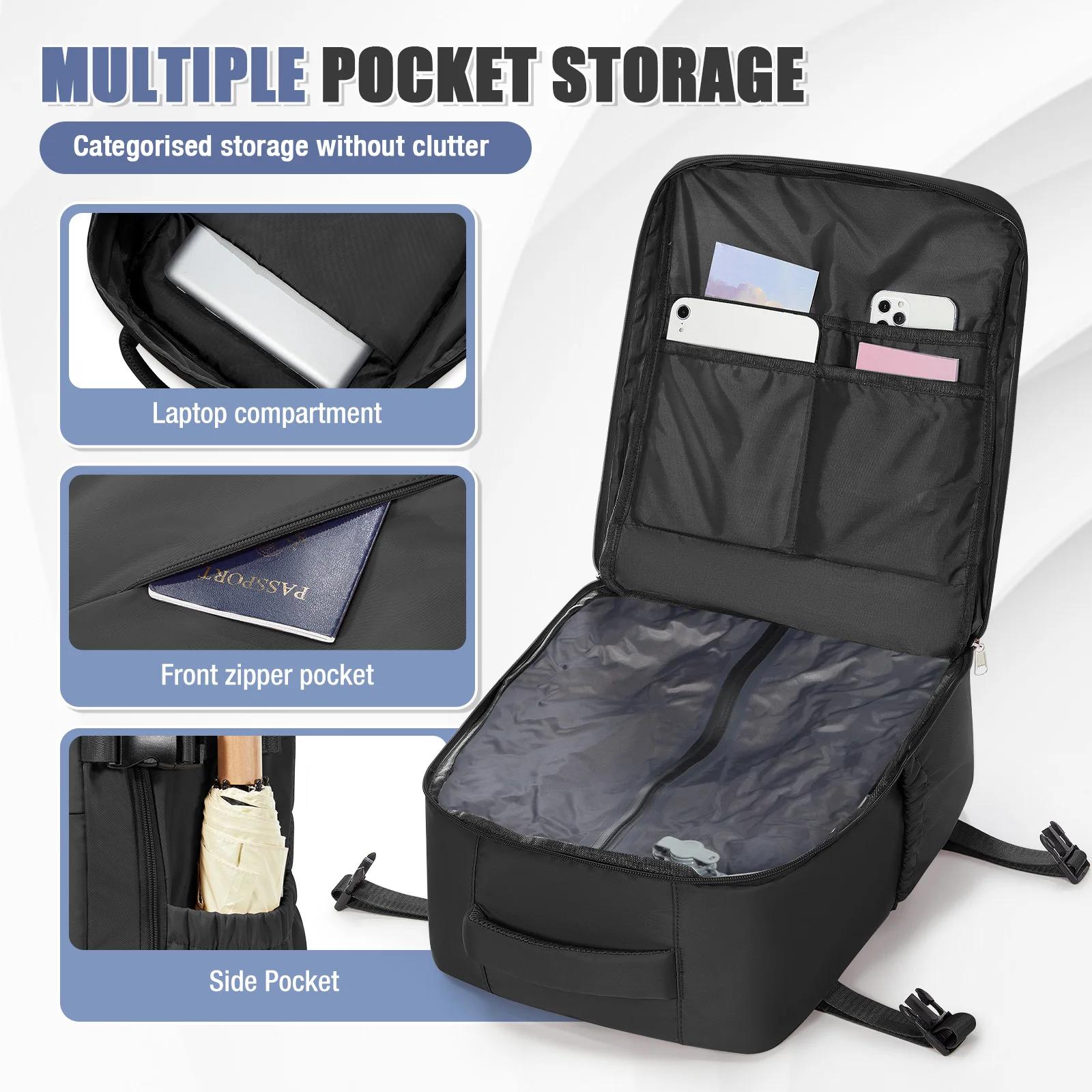 Sac à dos de voyage, sac à dos de cabine Ryanair 40x30x20 pour les courts trajets, sac pour ordinate