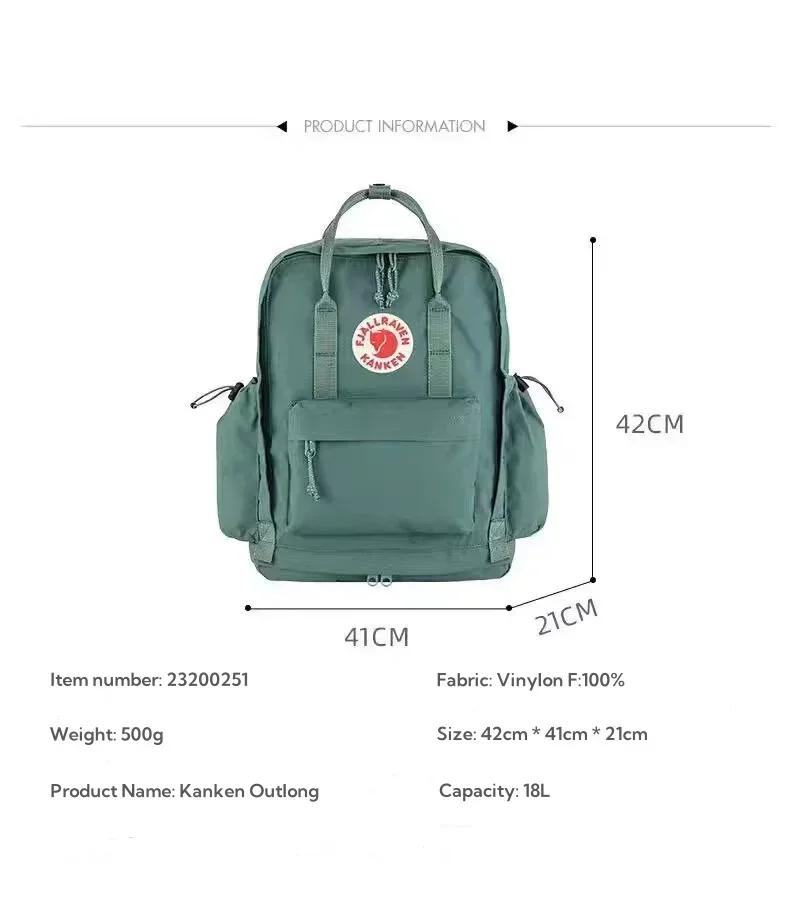 Fjallraven sac à dos classiques Outlong haute capacité en plein air hommes et femmes multifonctionne