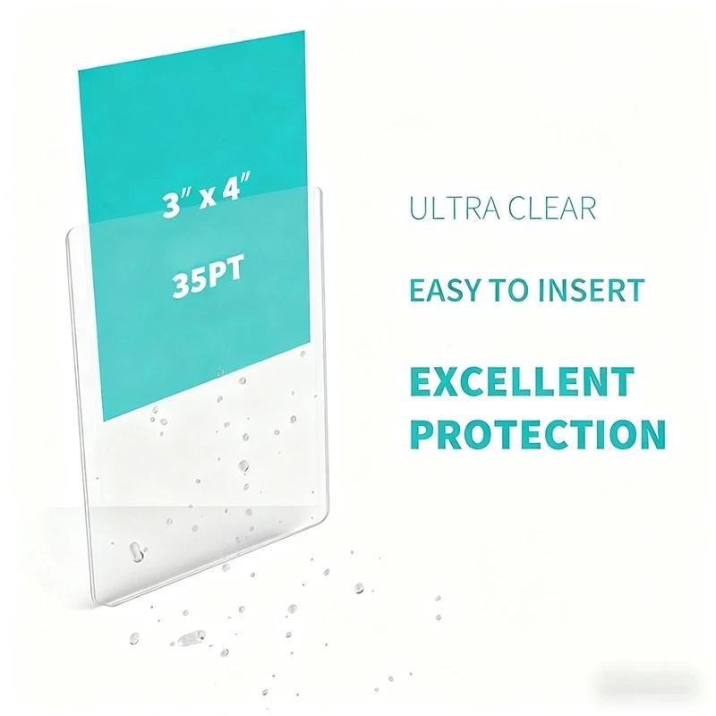 Porte-cartes en plastique dur PVC, 25 pièces, porte-cartes de jeu, jouet pour protecteurs, rangement
