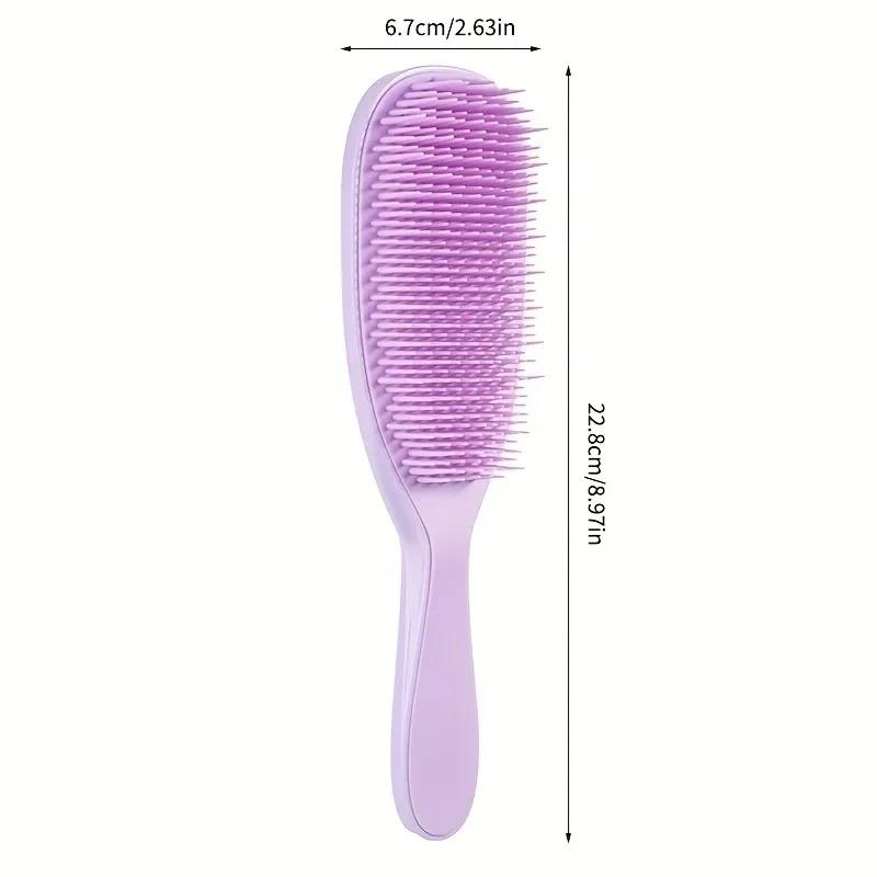 Peigne démêlant antistatique doux pour Massage du cuir chevelu, brosse à cheveux non nouée, Anti-fri