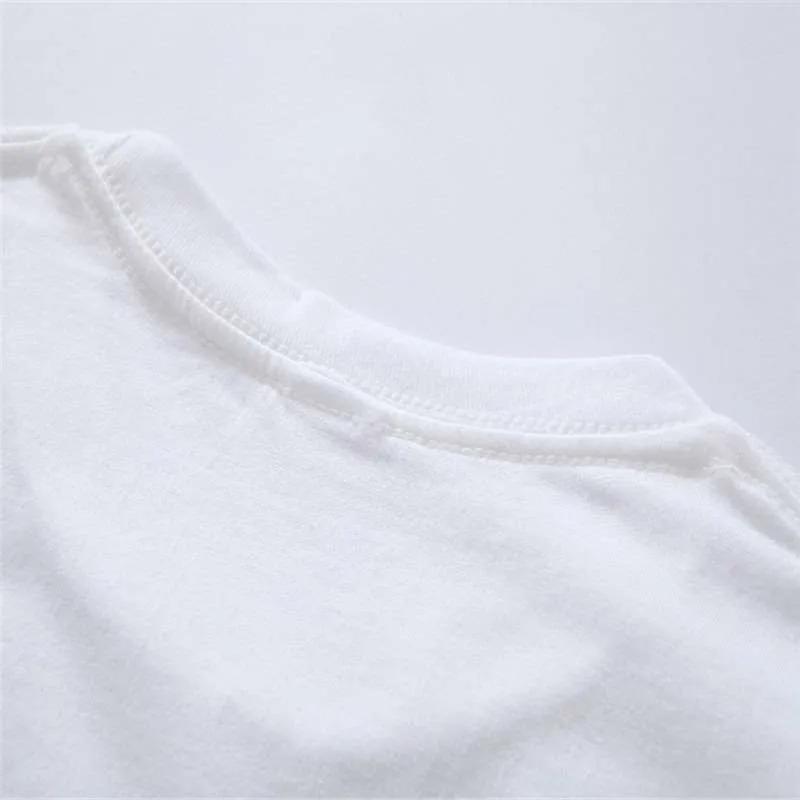 T-shirts à manches courtes pour hommes et femmes, haut en coton blanc à col rond, haut ample, épais,