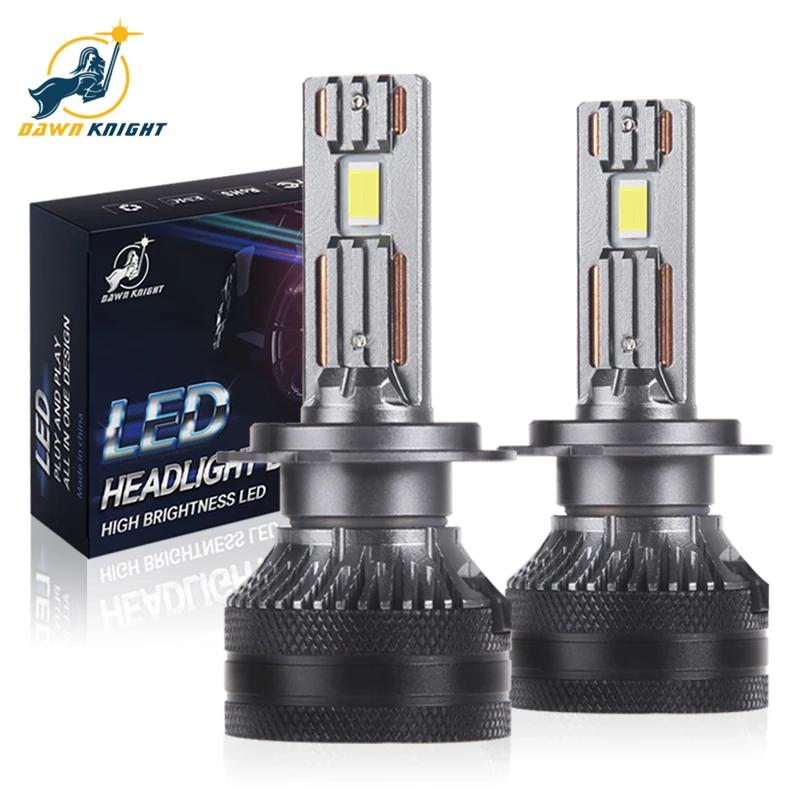 DAWNKNIGHT K5C PLUS 140W H7 ampoule LED 4300K LED H4 H11 HB3 9005 HB4 9006 K6C LED Double Tube de cu
