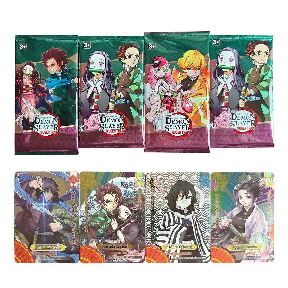 Cartes Flash Demon Slayer, carte Mugen Train SSP, carte Ultra Rare, carte de Collection de personnag