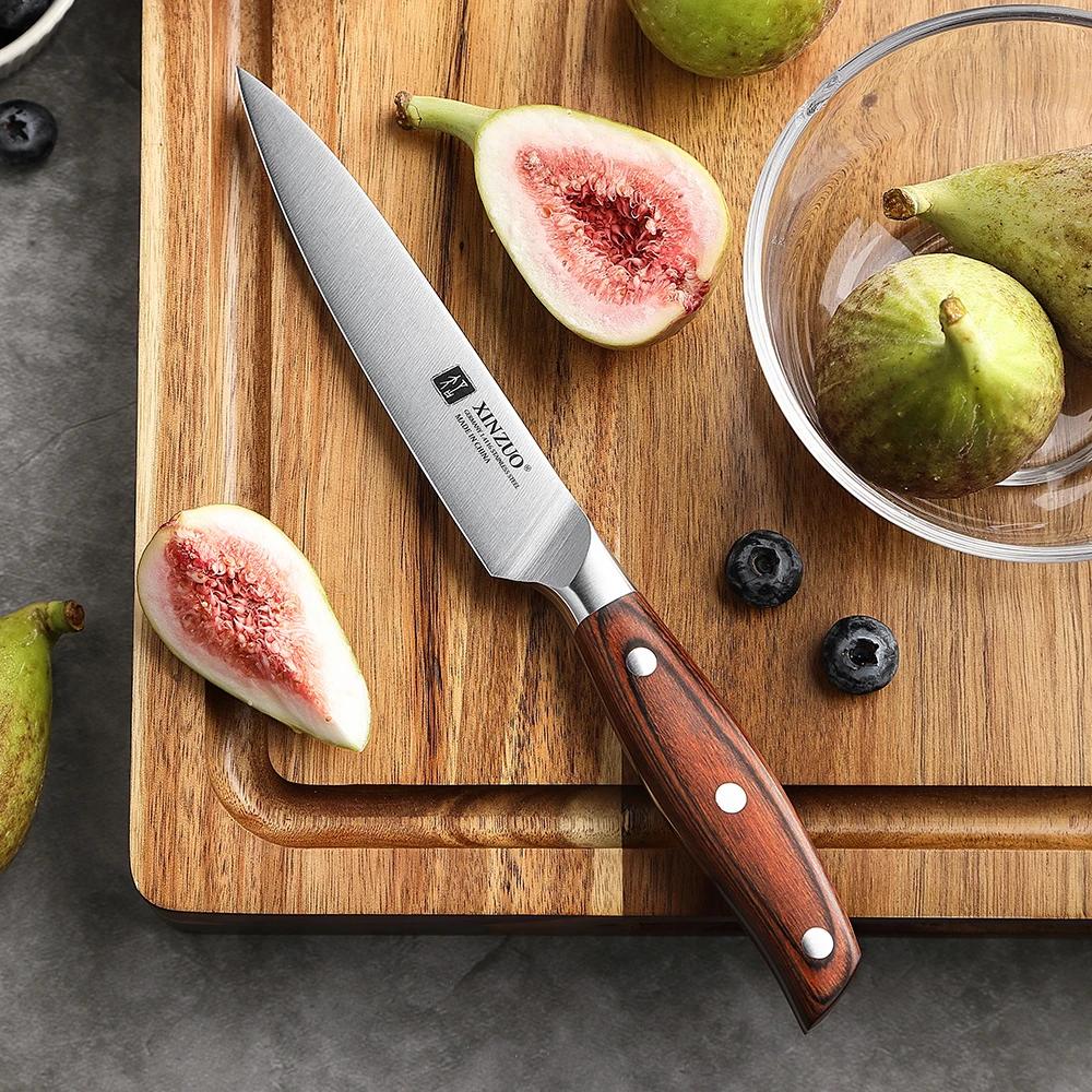 XINZUO allemagne 1.4116 acier 5 ''multifonction utilitaire couteau à éplucher cuisine acier tranchan