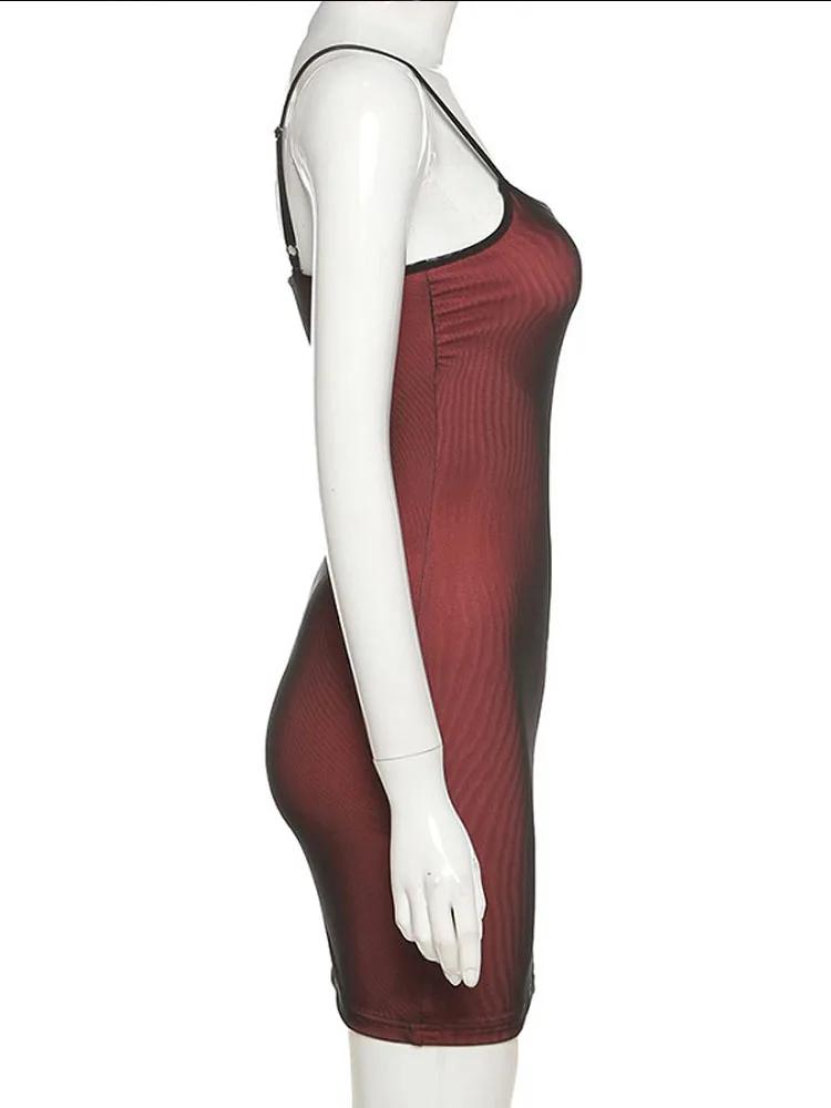 Robe moulante en maille Double couche pour femmes, Sexy, sans manches, moulante, Bandage élastique, 