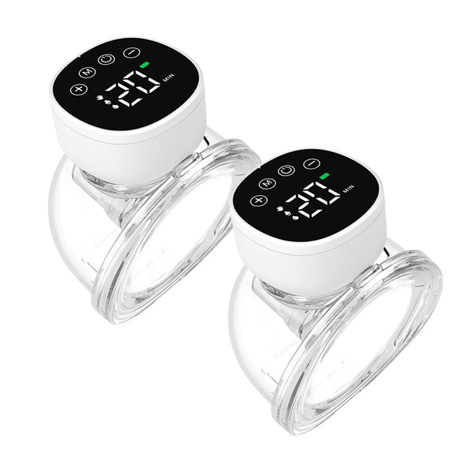 Tire-lait électrique portable, mains libres, silencieux, Invisible, 3 Modes, 9 niveaux d'aspiration,
