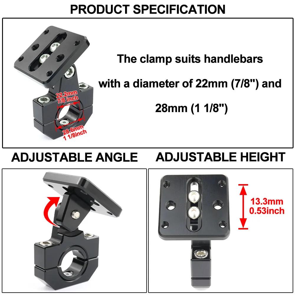 Pince de guidon 22mm 28mm, support de Navigation GPS pour Honda CB300R CB125R CB300F CB500 CB900F CB