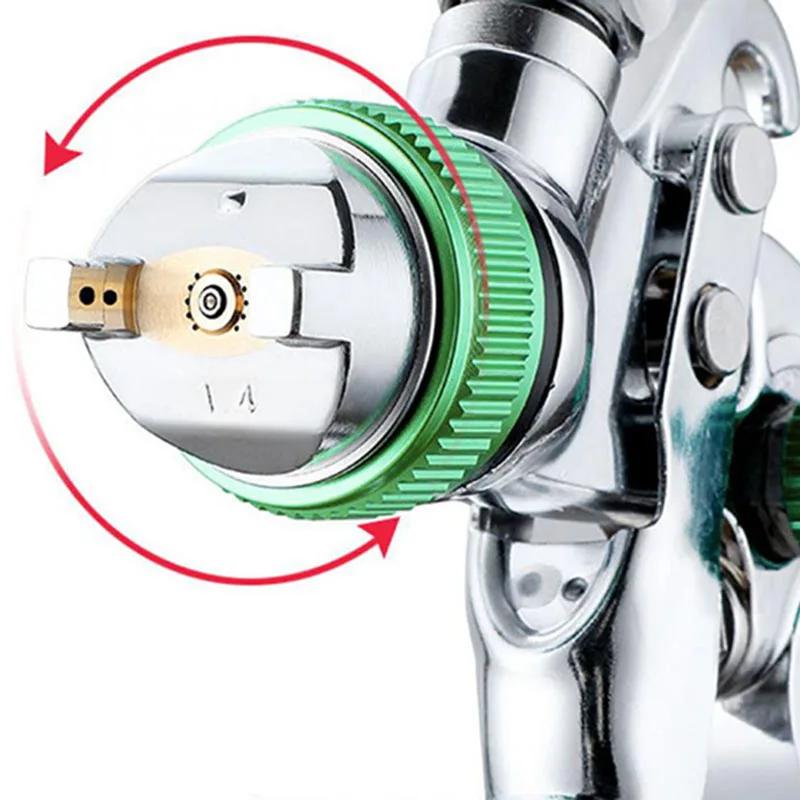 HVLP-Pistolet de Pulvérisation Professionnel, avec Buse en Acier, par Gravité, Portable, pour Peintu