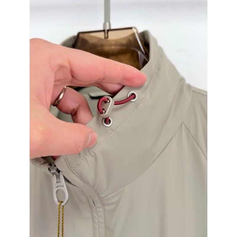 Nouvelle Veste Décontractée de Luxe pour Homme Printemps 2026, Coupe-Vent et Réutilisable