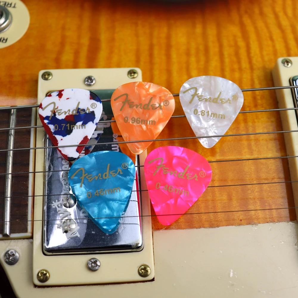Plectres de guitare électrique acoustique en celluloïd, 20 et 50 et 100 pièces, accessoires avec boî