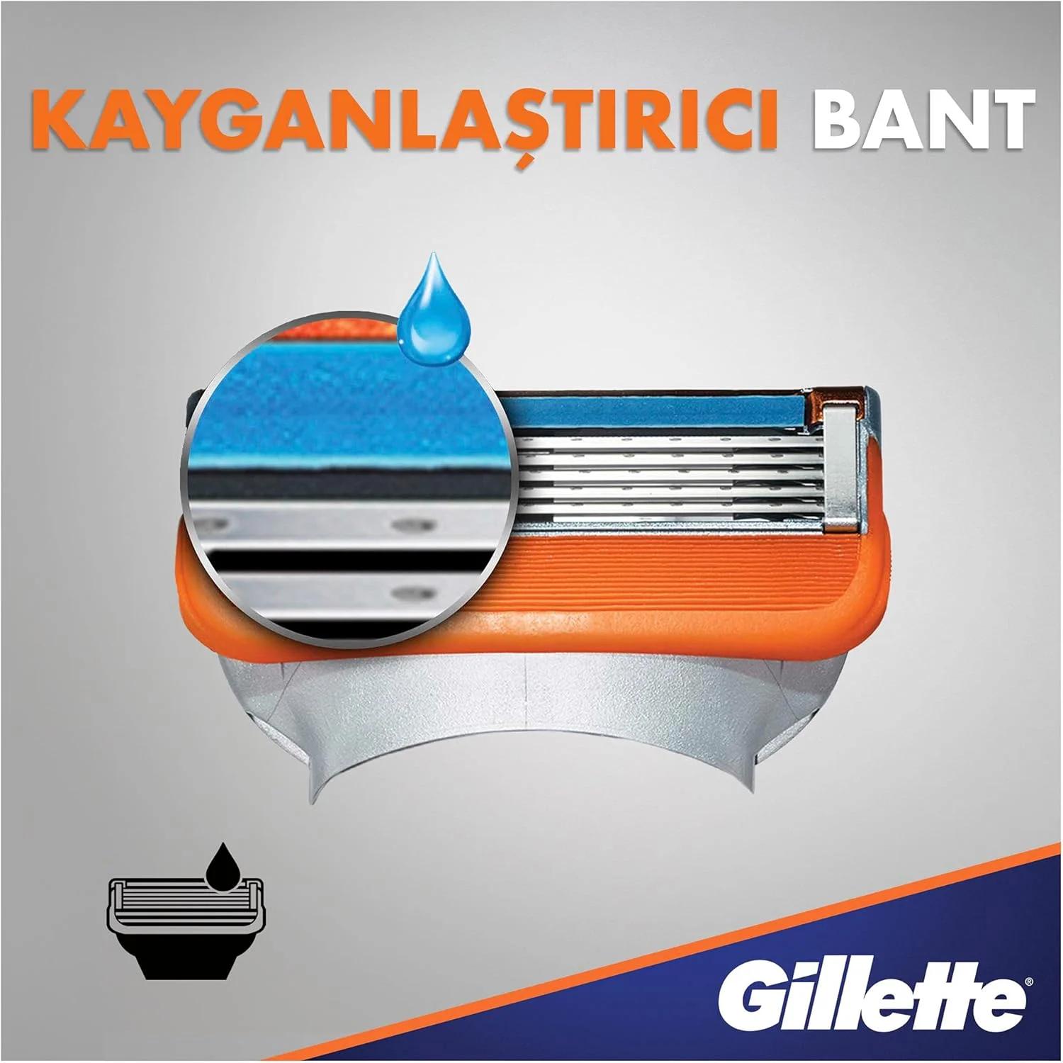 Rasoir Gillette Fusion5 pour hommes, ensemble de rasoirs pour hommes, lames de rasoir Gillette Fusio