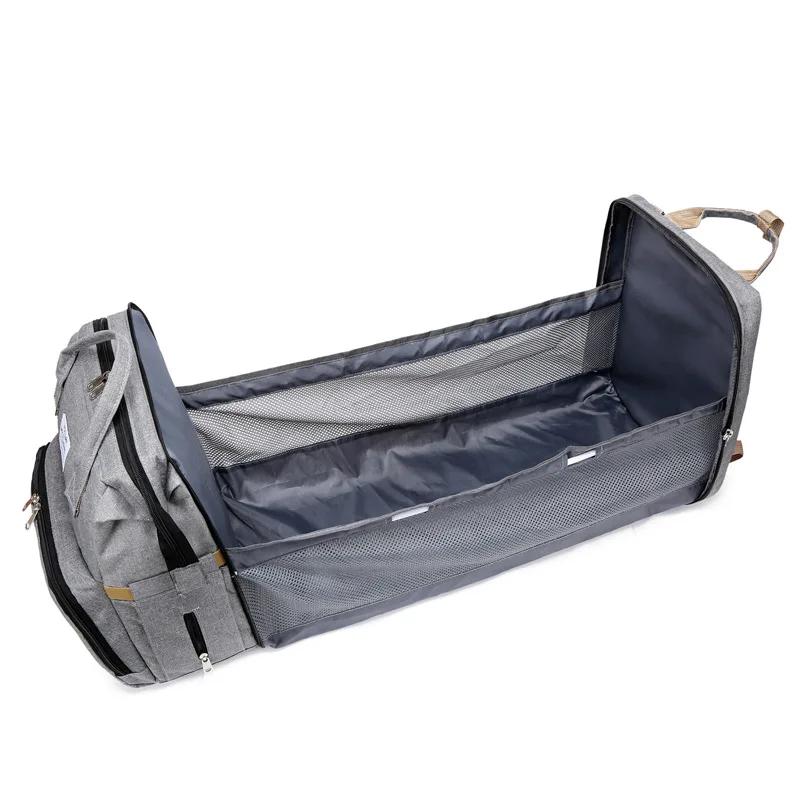 Nouveau Sac à Langer Pliable Multifonctionnel pour Maternité, Sac à Dos pour Biberons et Couches, Sa