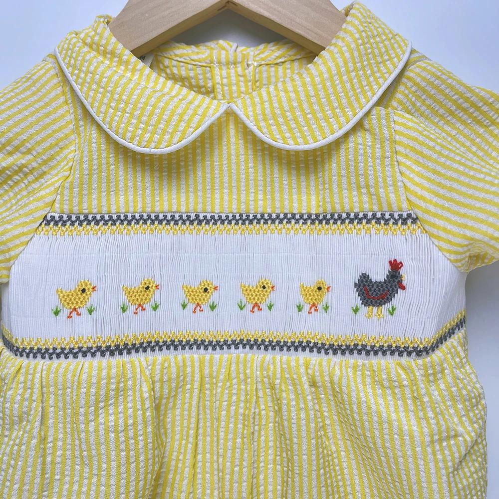 Combinaison d'été en coton à manches courtes pour garçons et filles, vêtements de boutique pour enfa