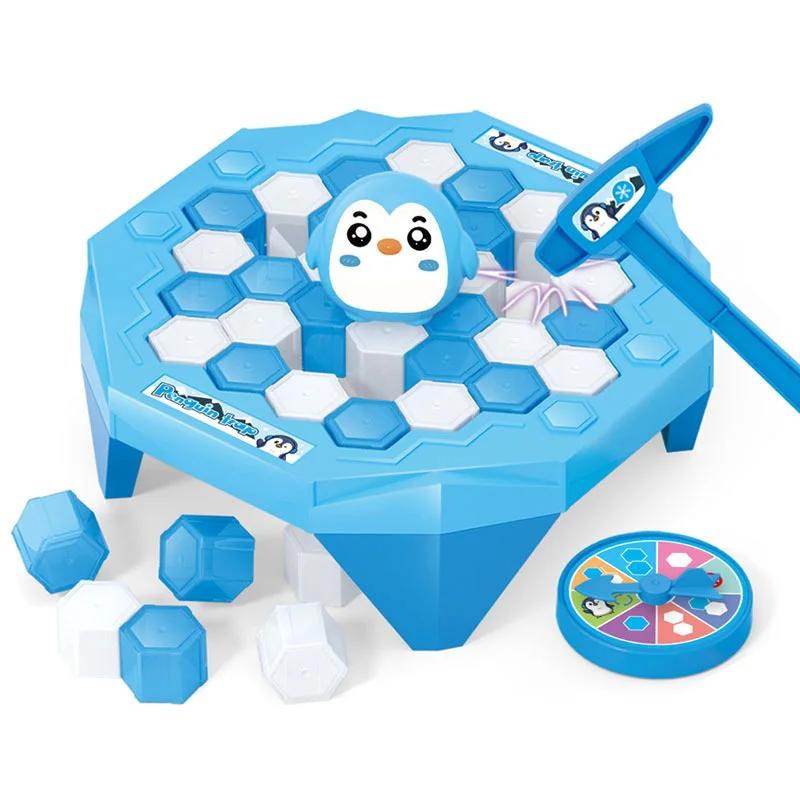 Mini pingouin à briser la glace, sauvez le petit pingouin, jeu de frappe sur glace, compétition inte