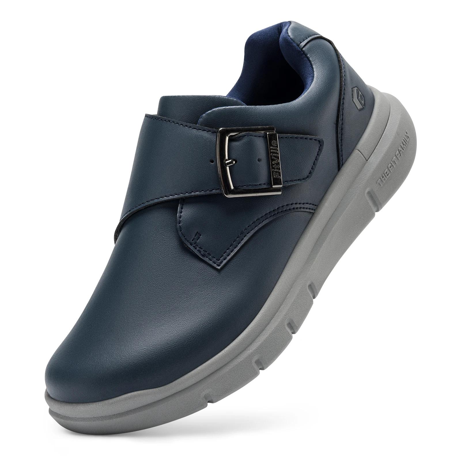 Fittington chaussures de marche Extra larges pour homme diabétique pieds gonflés chaussures larges t
