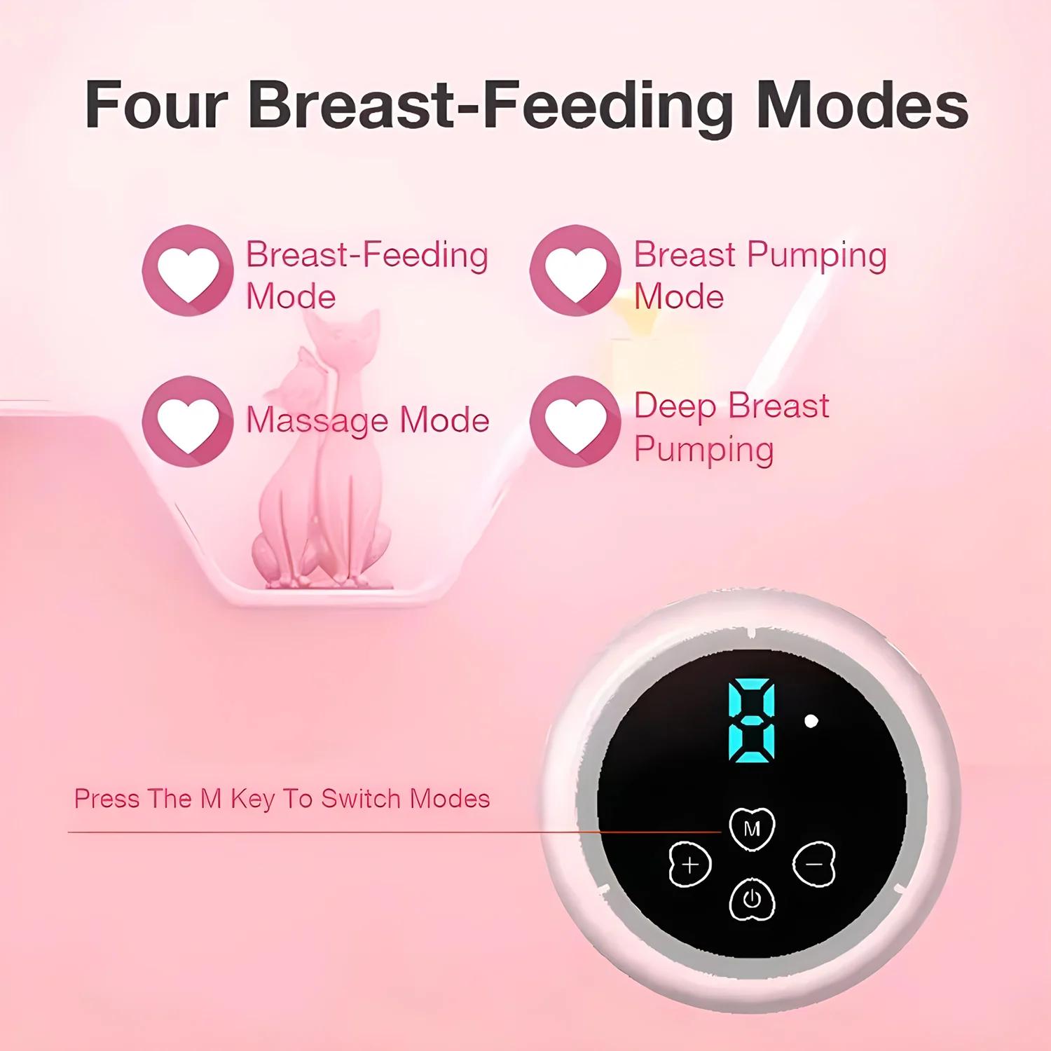 Tire-lait électrique Intelligent intégré, haute aspiration, lait maternel post-partum, portable, ind