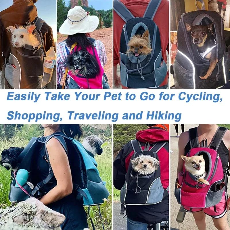 Nouveau sac à dos de voyage Portable à Double épaule sac de transport pour chien de compagnie en ple