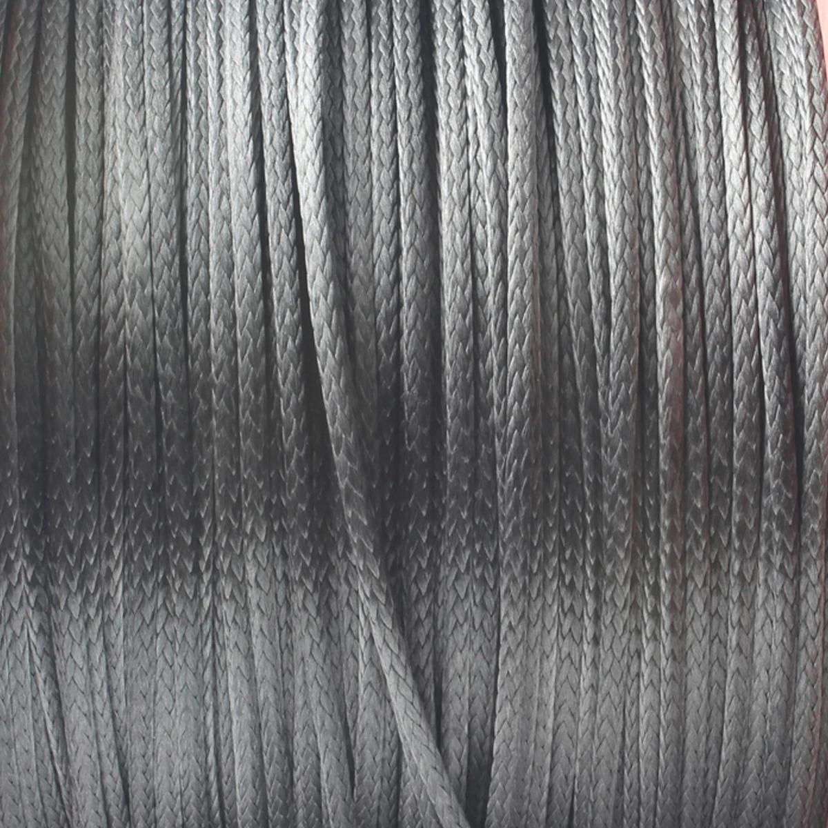 Corde de treuil à tresse unique, fibre de sang kgs Uhmwpe, 50m, 4mm, 12 brins