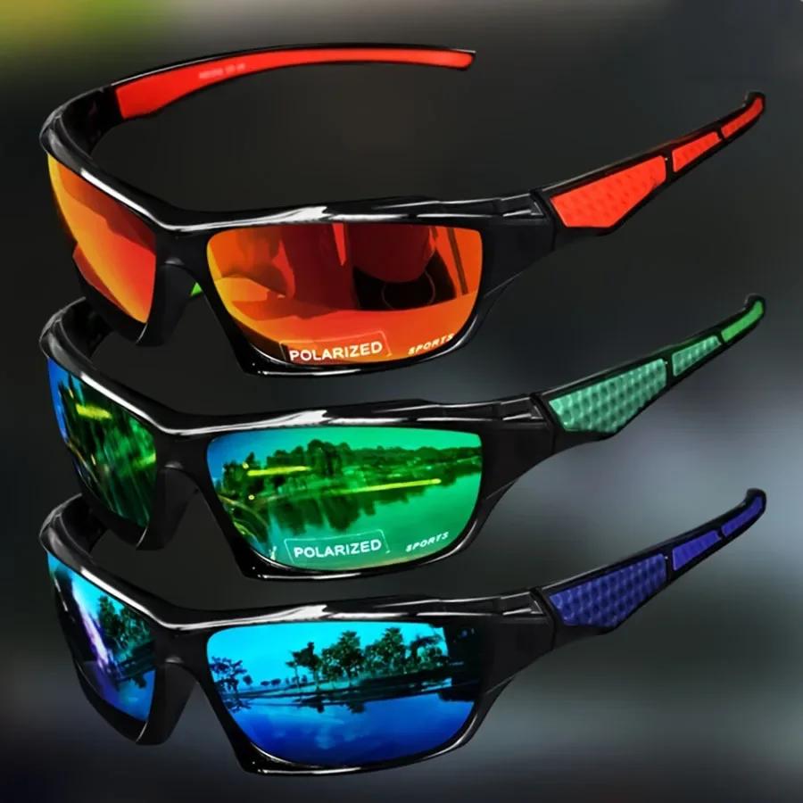 Lunettes de soleil de sport à la mode, Protection UV polarisée, personnalisées, monture ronde en mét