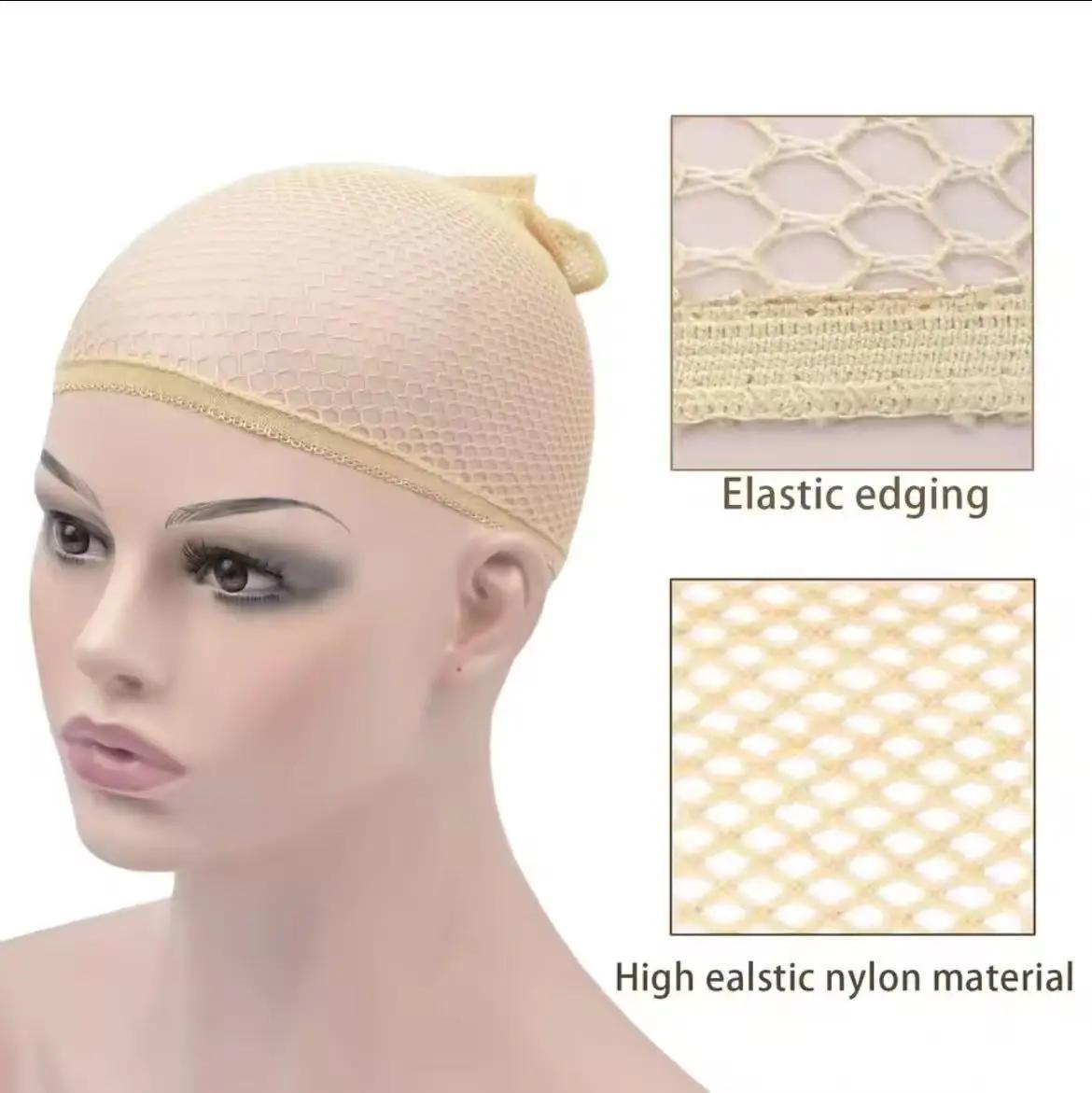 Filet à cheveux en Nylon, nouveaux filets à cheveux élastiques extensibles, bonnets de perruque tiss