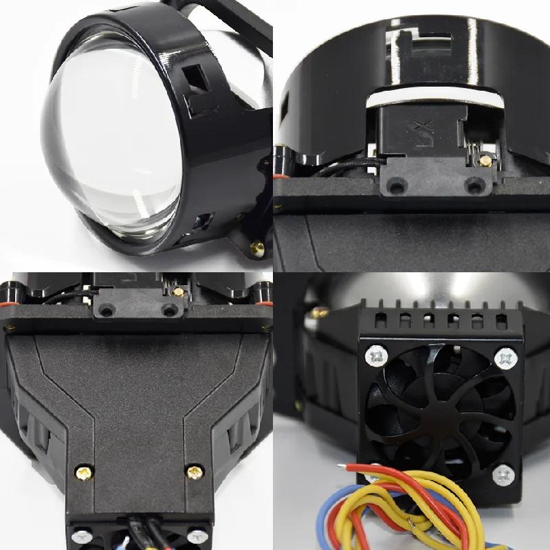 RONAN – lentille de phare Led 3.0 pouces, 45W Bi, deux réflexes, 2000LM, 5500K, pour Hella 3R G5 Hi 