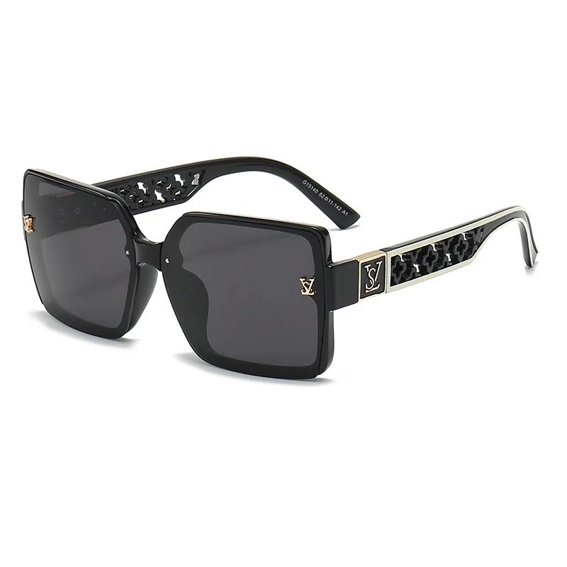 Nouvelle boîte de mode de luxe lunettes de soleil dames lunettes de soleil pare-soleil haute sens