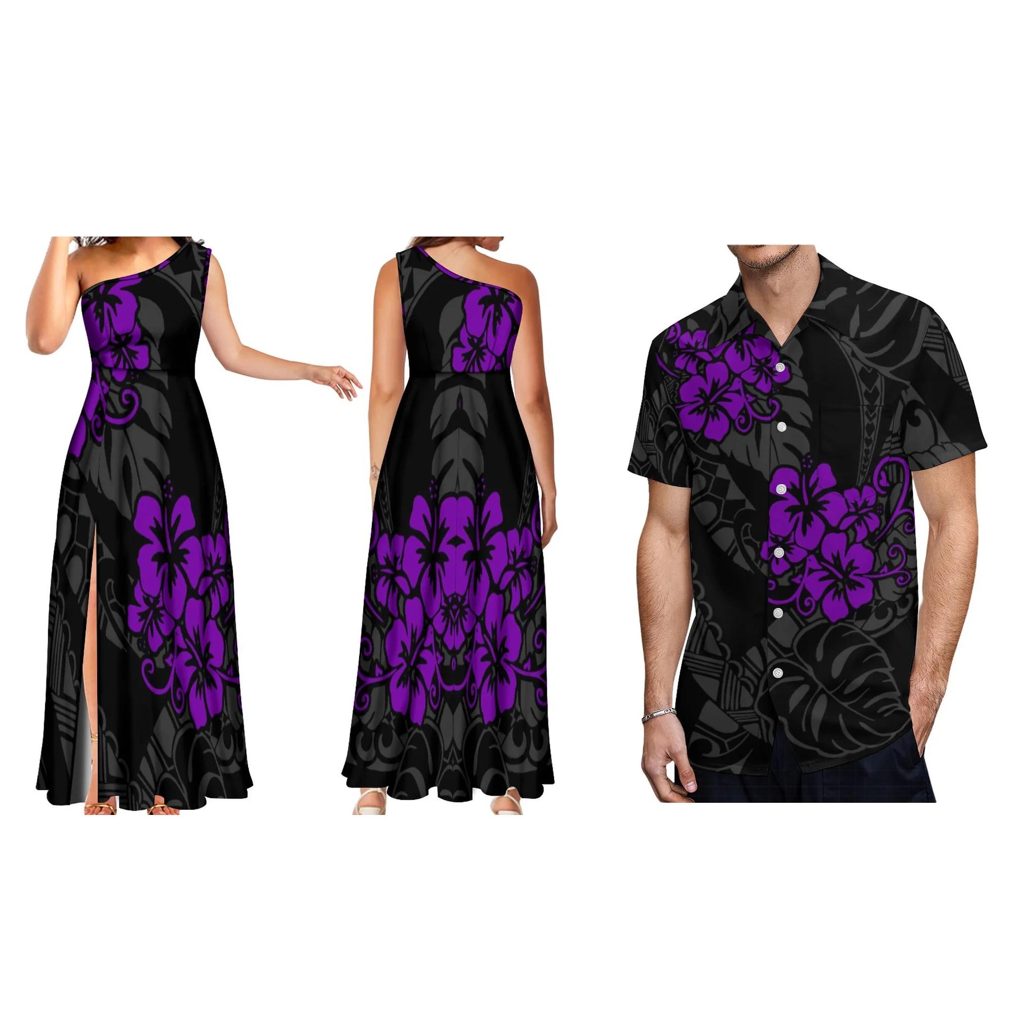 Robe Longue de Soirée en Fibre Maxi Personnalisée pour Femme, Vêtement à Fente Latérale, Imprimé Tri