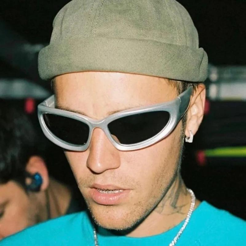 Lunettes de soleil de sport punk pour hommes et femmes, lunettes de soleil de créateur, nuances vint