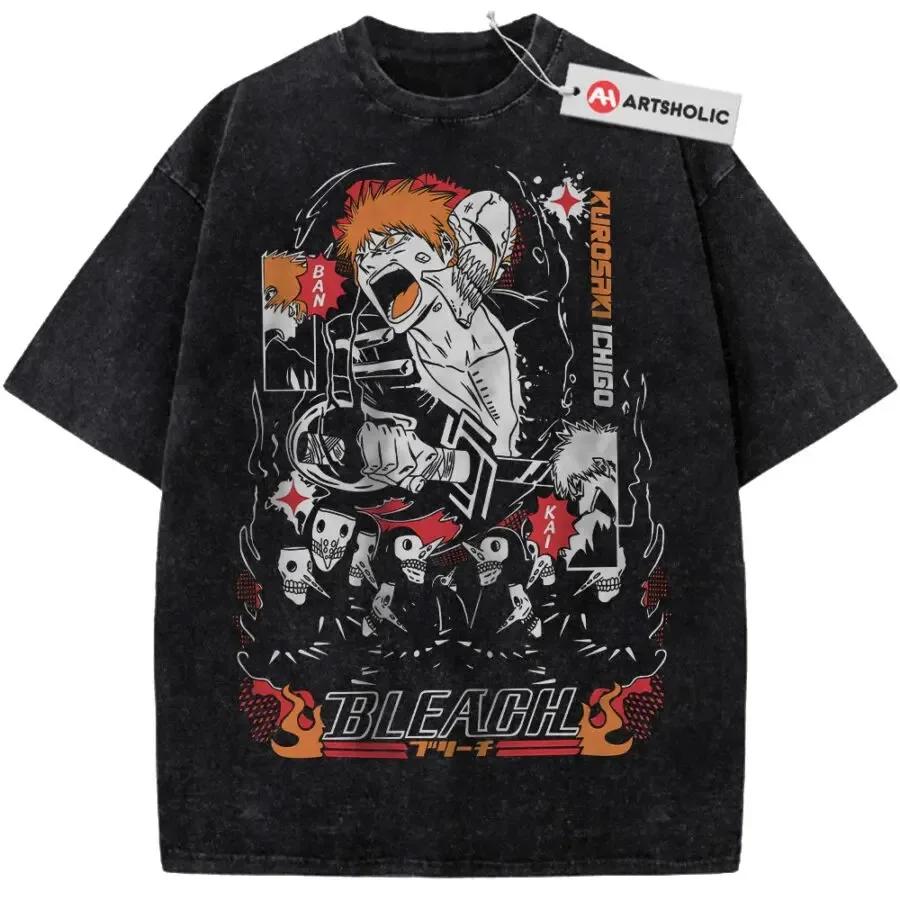 Offre spéciale Anime périphériques eau de javel Manga graphique imprimé T-shirt hommes femmes rétro 
