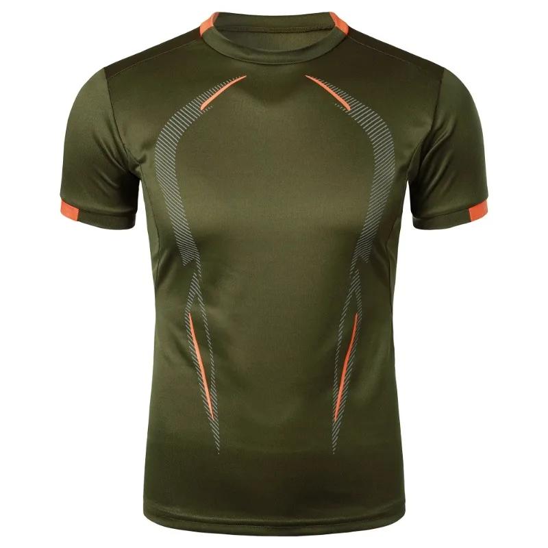 T-shirt respirant pour hommes, haut de Jogging à séchage rapide, léger, d'entraînement, de Fitness,