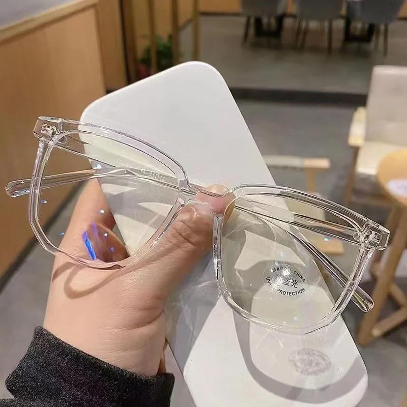 Montures de lunettes de style coréen, anti-lumière bleue, design amincissant, look naturel haut de g