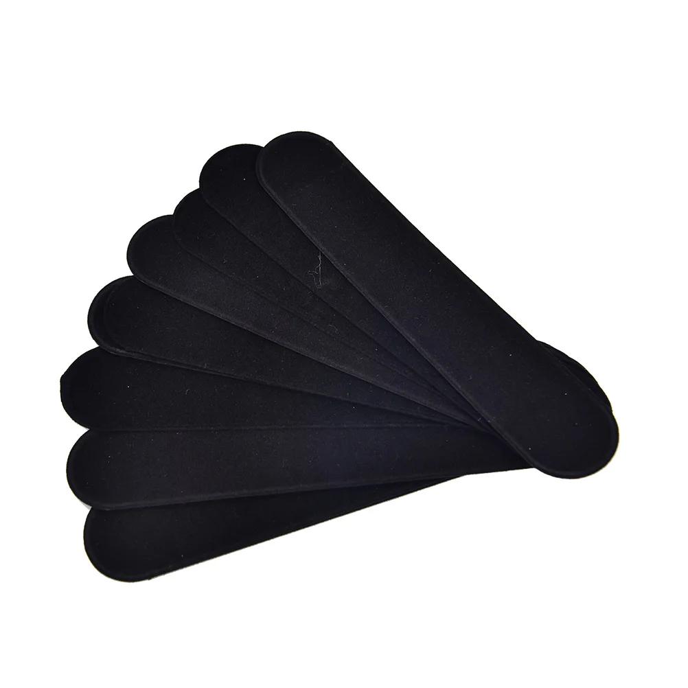Étui à crayons en velours floqué de tension noire, poudre, sac d'emballage pour stylo, 10 pièces