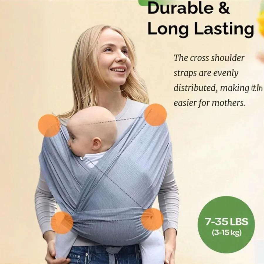 Sac à dos ergonomique pour bébé, écharpe pour nouveau-né avec sangles de sac à dos, Support en forme