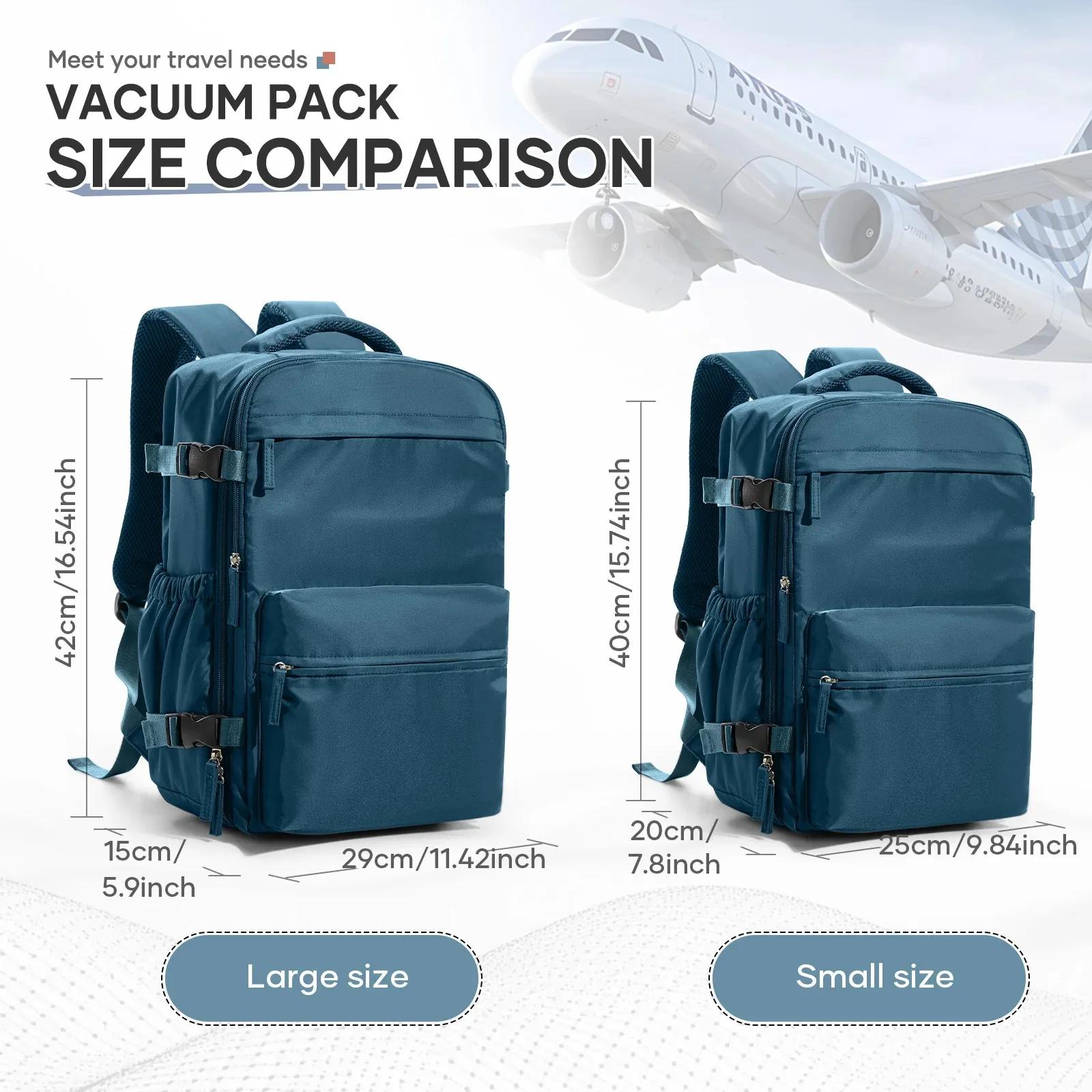 Sac de cabine Ryanair 40x20x25, sac à dos de compression sous vide pour homme, bagage à main, sac à