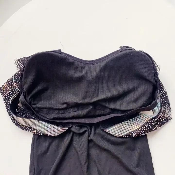 Débardeur rembourré sans manches pour femme, bling-bling, pierres précieuses, bling-bling, top sexy