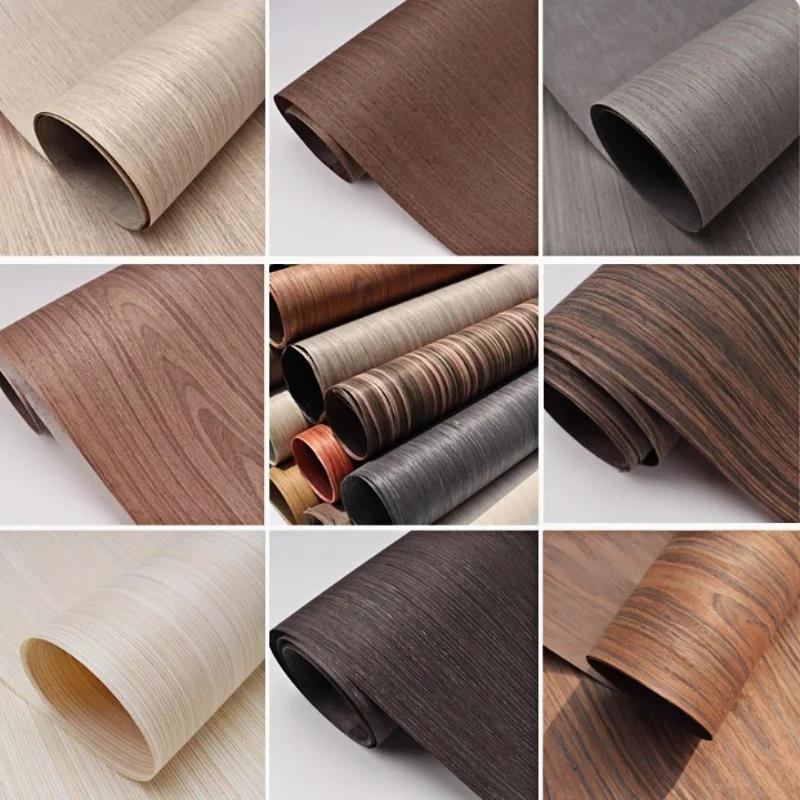 Technologie de placage de noyer noir placage de bois d'ébène de chêne feuilles de placage de meubles