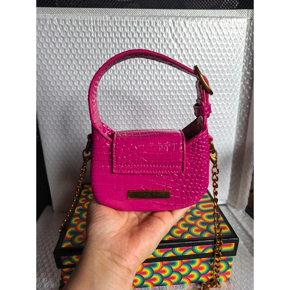 Sac bandoulière polyvalent 2026 pour femme, nouveau modèle, mini sac à chaîne contrastant, style env