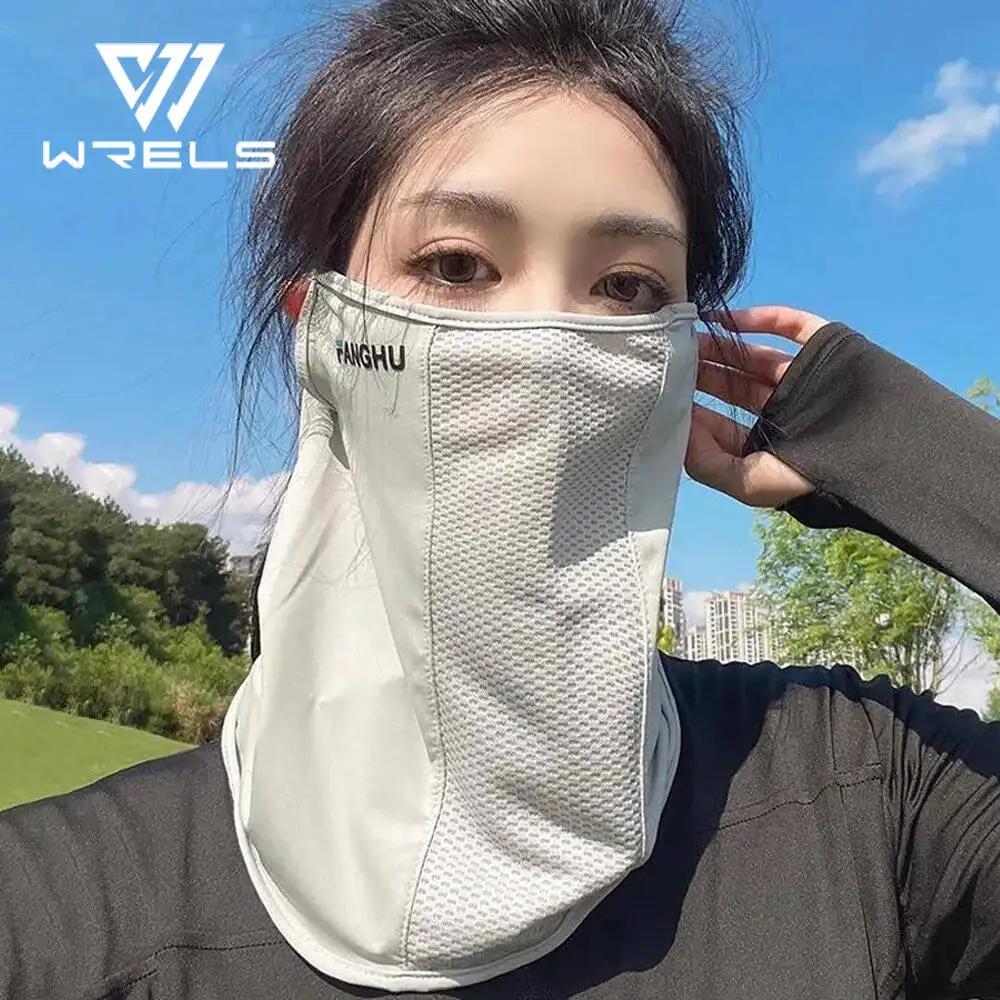 Masque de Protection solaire en maille respirante, boucle d'oreille, Protection solaire élastique, A