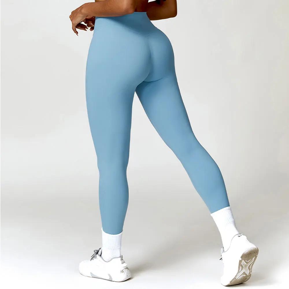 Pantalon de yoga sans couture pour femme, vêtements de sport, collants athlétiques extensibles, tail