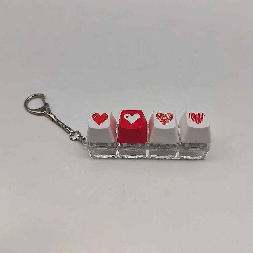 Clavier de doigt de jouet de décompression pour les femmes, porte-clés pour filles, clé de jouet, ca