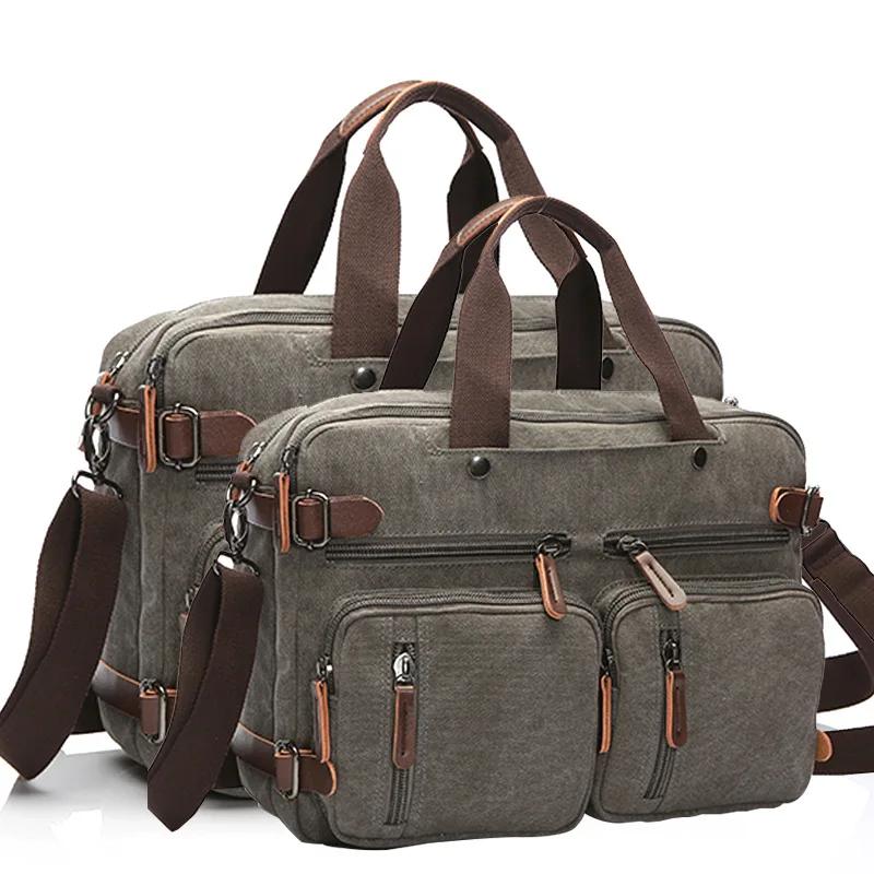 Sac à main de voyage en toile pour hommes, sacs d'extérieur de grande capacité, sacs polochons de vo