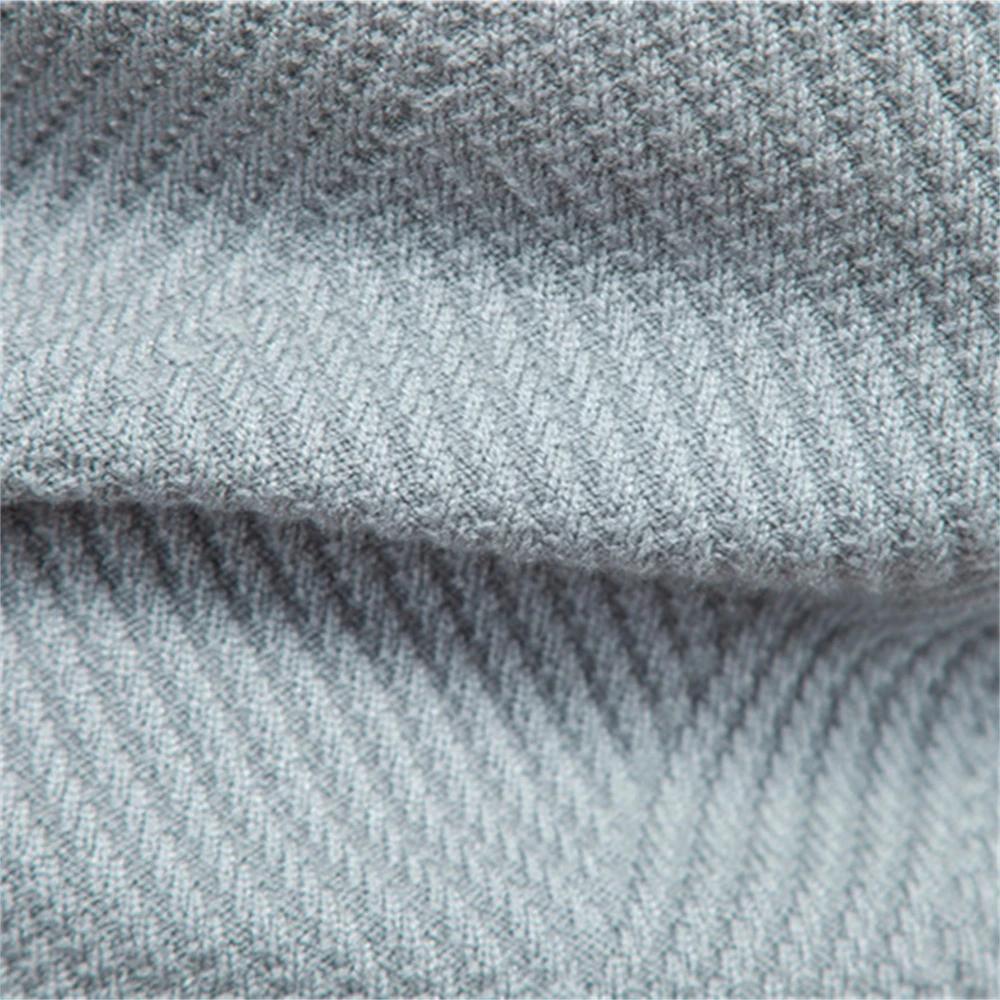Nouveau automne pull hommes pull col rond Patchwork à manches longues chaud mince chandails hommes d