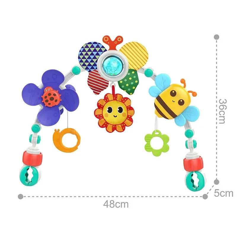 Arc de poussette pour bébé, jouet videur, arc d'activité, jouets de motricité Fine, développement se