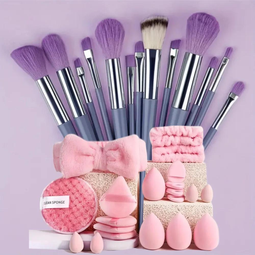 Ensemble de pinceaux de maquillage, 13 pièces, fard à paupières, fond de teint, surligneur, correcte