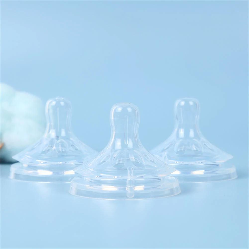 Accessoires pour tétons en Silicone, bouche large de 5.5cm, forme naturelle, Silicone respectueux de