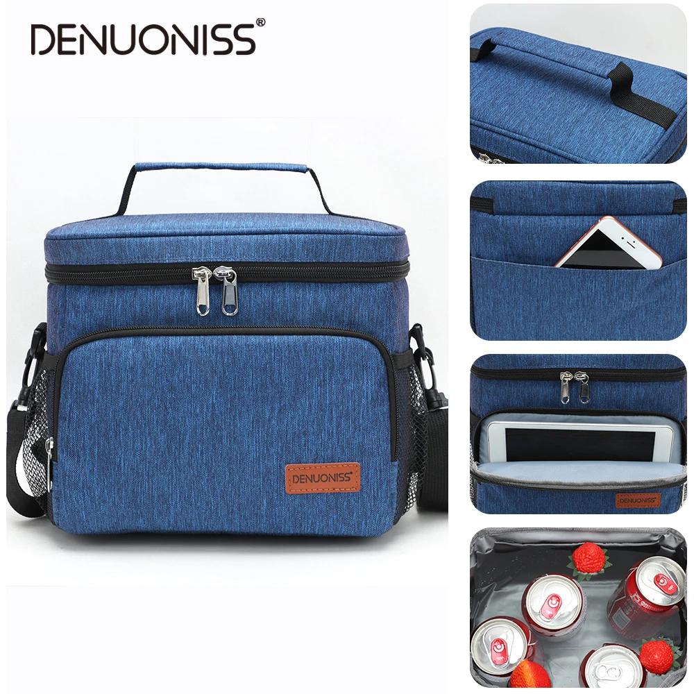 DENUONISS – sac à Lunch Portable de bureau, fourre-tout étanche, sac à main isotherme, sac thermique