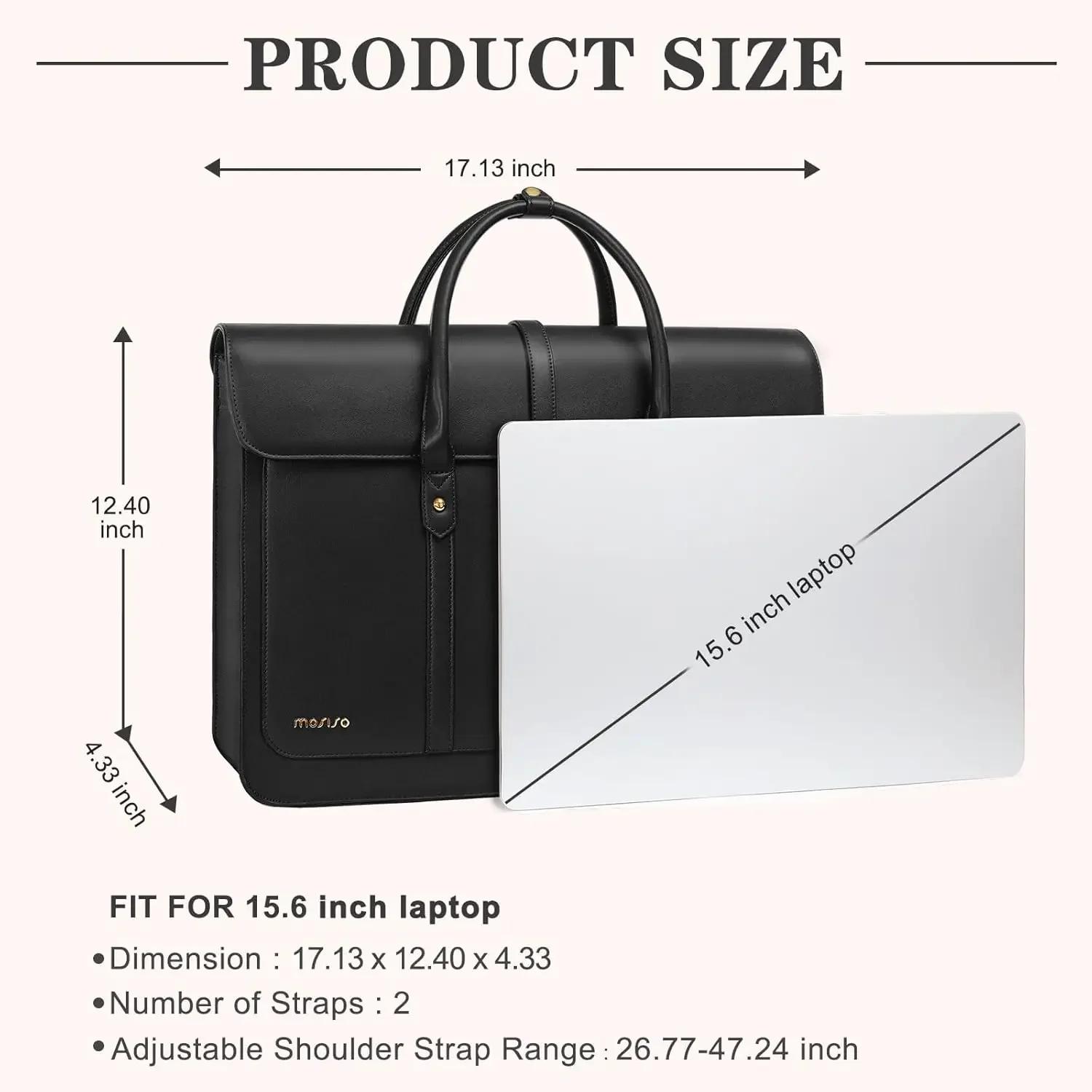 MOSISO sac fourre-tout pour femme pour MacBook Air Pro M3 13.3-17.3 pouces ordinateur portable en cu